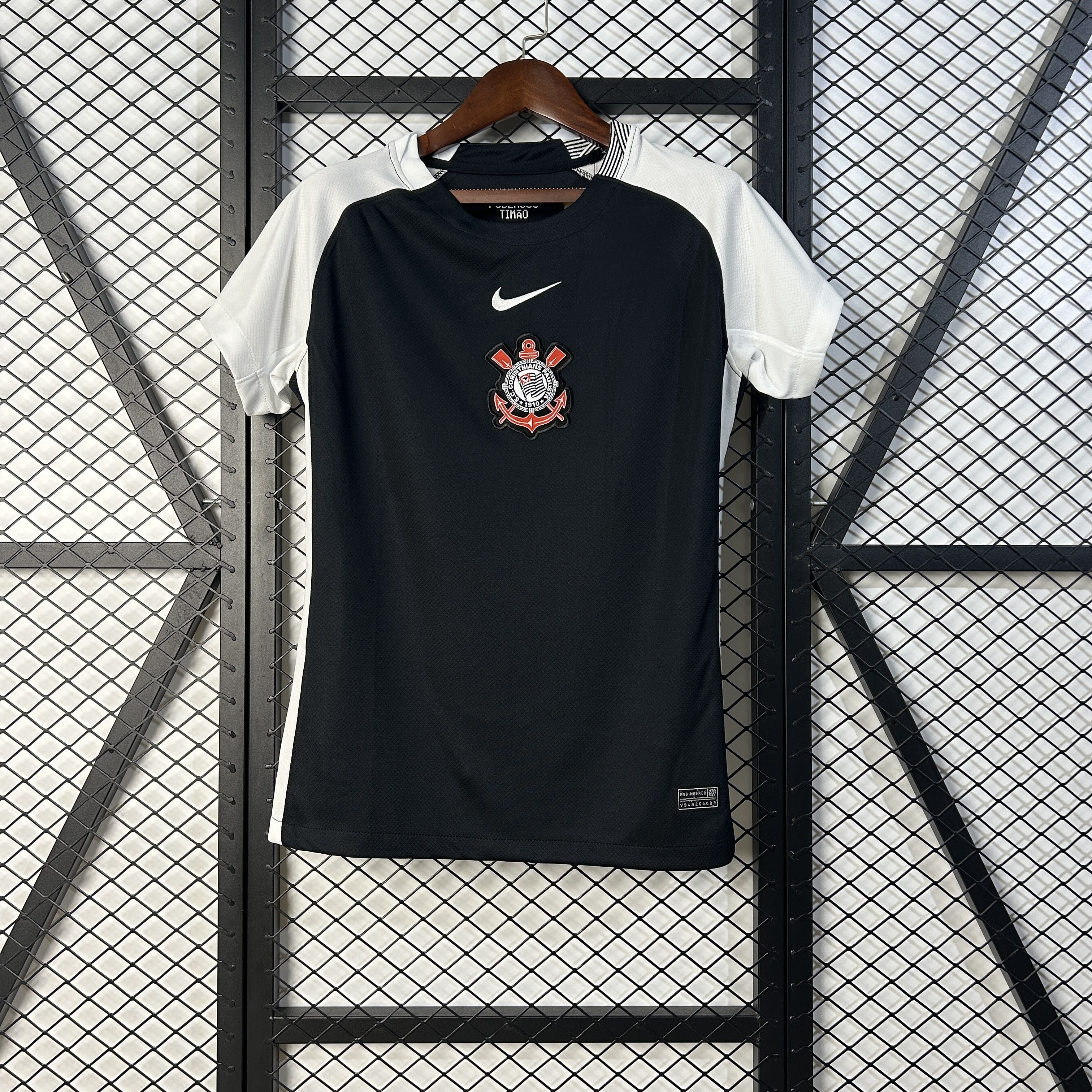 Camisa Corinthians Preta Feminina